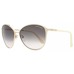 womens penelope sunglasses tf320 25b cream/gold 59mm