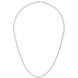 Silver Curb Chain M Necklace 241762M145009