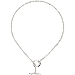 Silver Robin Chain Necklace 241762M145029