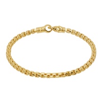 Gold Venetian Single M Bracelet 231762M142019