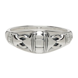 Silver Link Band Ring 222762M147003