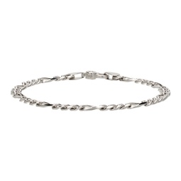 Silver Thick Figaro Bracelet 222762M142006
