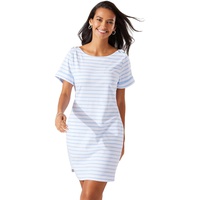 Tommy Bahama Jovanna Stripe Short Sleeve Short Dress