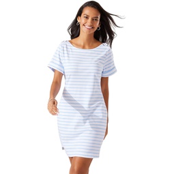 Tommy Bahama Jovanna Stripe Short Sleeve Short Dress