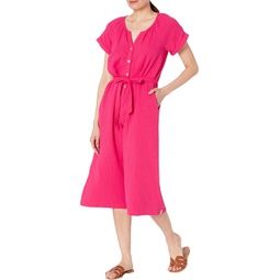 Womens Tommy Bahama Coral Isle Short Sleeve Jumpsuit