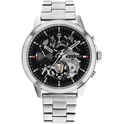 Tommy Hilfiger Mens Casual Watch - Multifunction Wristwatch - Water Resistant up to 5 ATM/50 Meters - Premium Fashion Timepiece for All Occasions - 44 mm