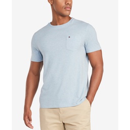 Mens Big & Tall Tommy Crew Neck Pocket T-Shirt