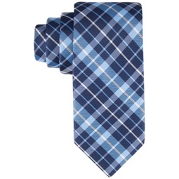 Mens Classic Twill Plaid Tie