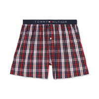 Mens Striped Woven Boxers
