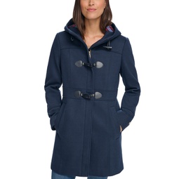 Womens Hooded Toggle Walker Coat