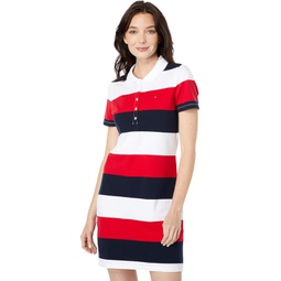 Womens Tommy Hilfiger Stripe Polo Dress