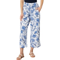 Womens Tommy Hilfiger Printed Linen Pants