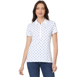 Womens Tommy Hilfiger Short Sleeve Dot Polo