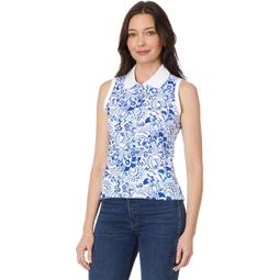Tommy Hilfiger Sleeveless Fountain Floral Polo