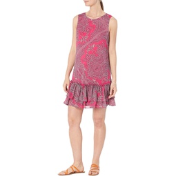 Tommy Hilfiger Paisley Flounce Hem Dress