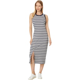 Tommy Hilfiger Sleeveless Stripe Midi Dress