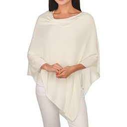 Top It Off Elsa Bamboo Poncho - Womens 100% Natural Bamboo Layering Piece - Versatile for All Seasons - Machine Washable