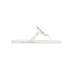Miller Patent Leather Thong Sandals
