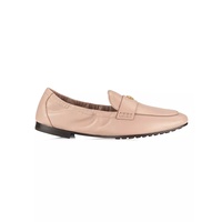 Logo Leather Ballet Loafers
