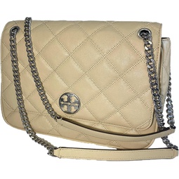 Tory Burch Willa Shoulder Bag New Cream One Size Quilted Leather Convertible Chain Strap