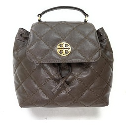 Tory Burch Womens Quilted Willa Backpack (Volcanic Stone)