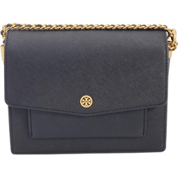 Tory Burch 145218 Robinson Black Saffiano Leather With Gold Hardware Womens Crossbody/Shoulder Bag
