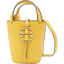 Tory Burch 55222 Daylily Yellow With Gold Hardware Womens Miller Mini Bucket Bag