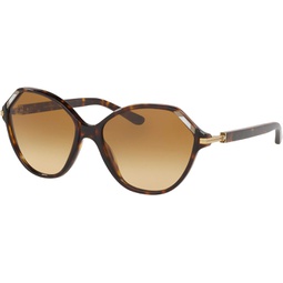 Tory Burch TY7138 Sunglasses 17282L-57 -, Brown Yellow Gradient TY7138-17282L-57