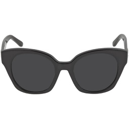 Tory Burch TY7159U Womens Sunglasses Black/Grey Solid 52