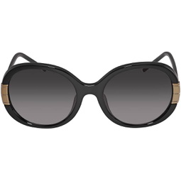 Tory Burch TY9061U Womens Sunglasses Black/Grey Gradient 57