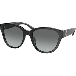 Tory Burch TY7163U Womens Sunglasses Black/Grey Gradient 54