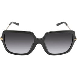 Tory Burch TY7162U Womens Sunglasses Black/Grey Gradient 54