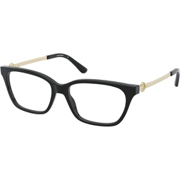 Tory Burch TY 2107 1798 Black Plastic Square Eyeglasses 52mm