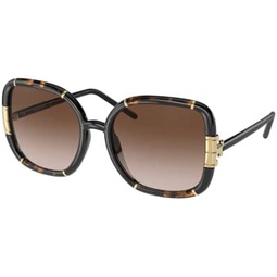 Tory Burch TY9071U Square Sunglasses for Women + BUNDLE With Designer iWear Eyewear Kit