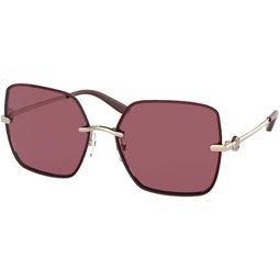 Tory Burch TY6080 Rectangle Sunglasses for Women + BUNDLE With Designer iWear Eyewear Kit