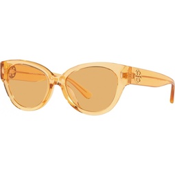 Sunglasses Tory Burch TY 7168 U 18837 Transparent Passionfruit