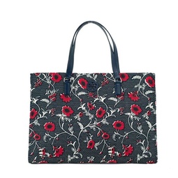 medium nylon retro batik print shoulder tote womens handbag