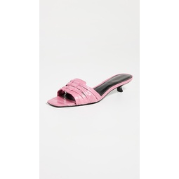 Ruched Sandals 35mm