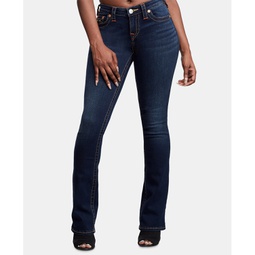 Billie Mid Rise Stretchy Straight-Leg Jeans