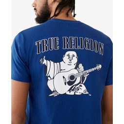 Mens Buddha Logo Crewneck Short Sleeve T-shirt