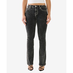 Womens Joey Low Rise Big T Flare Jeans