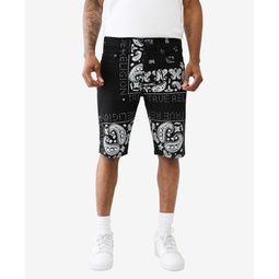 Mens Ricky Bandana Straight Shorts