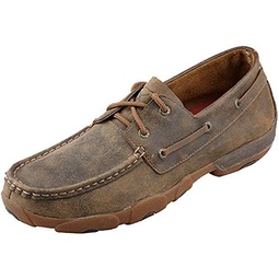 Twisted X Mens Boat Shoe Driving Moc