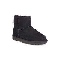 Classic Heritage Mini II Shearling-Trimmed Suede Boots