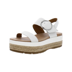 april womens leather espadrille wedge sandals