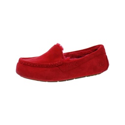 ansley womens suede slip on loafers