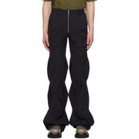 Black 3D Cargo Pants 241985M188000