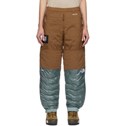 Brown   Blue The North Face Edition Down Trousers 241414M191010