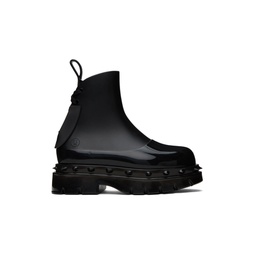 Black Melissa Edition Spikes Boots 232414F113000