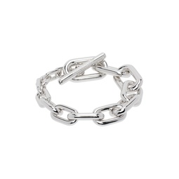 Silver Justin Davis Edition Chain Bracelet 241414M142003